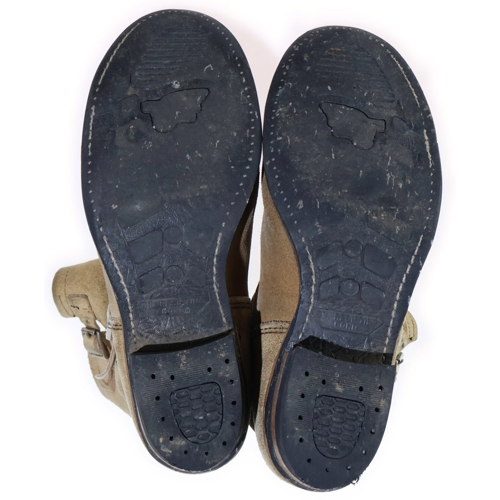 RED WING(レッド ウイング) USA製 ASTM F 2413-05 スウェード エンジニアブーツ ベージュ 8268