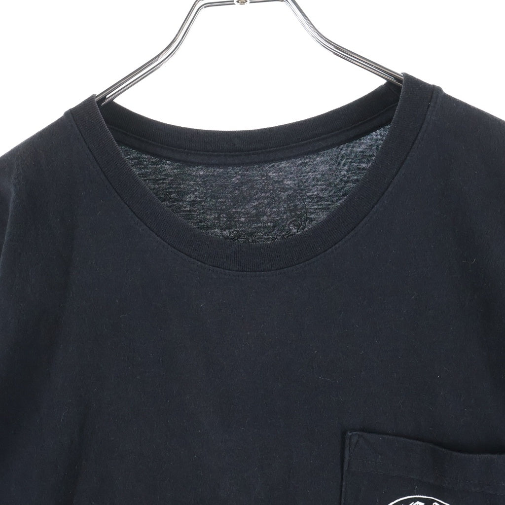 CHROME HEARTS(クロムハーツ) HORSESHOE S/S TEE ホースシュープリント ポケット半袖Tシャツ カットソー ブラック