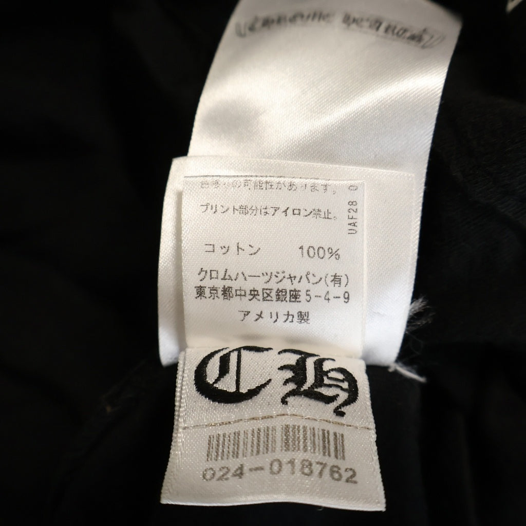 CHROME HEARTS(クロムハーツ) HORSESHOE S/S TEE ホースシュープリント ポケット半袖Tシャツ カットソー ブラック