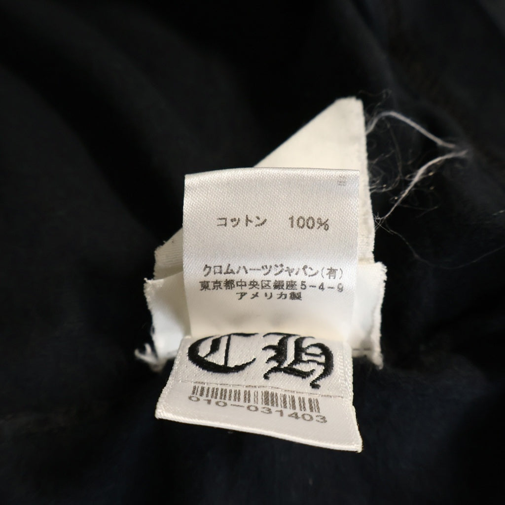 CHROME HEARTS(クロムハーツ) OLD CH PLUS S/S T-SHRT オールド CHプラス バックスクロールプリント 半袖Tシャツ カットソー ブラック