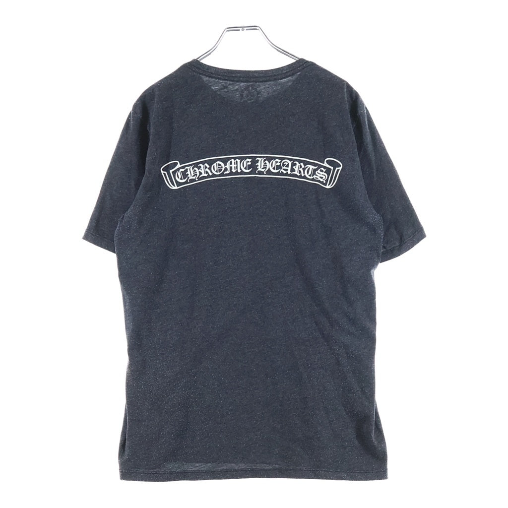 CHROME HEARTS(クロムハーツ) CH S/S バックスクロールラベルプリント 半袖Tシャツカットソー グレー