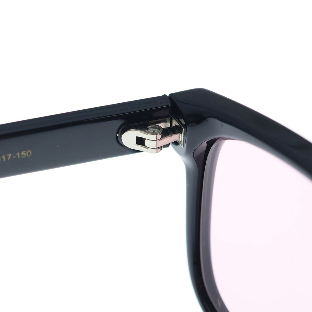 GUCCI(グッチ) ロゴプレート ウェリントンフレーム カラーレンズ サングラス メガネ ブラック GG0749OA-001