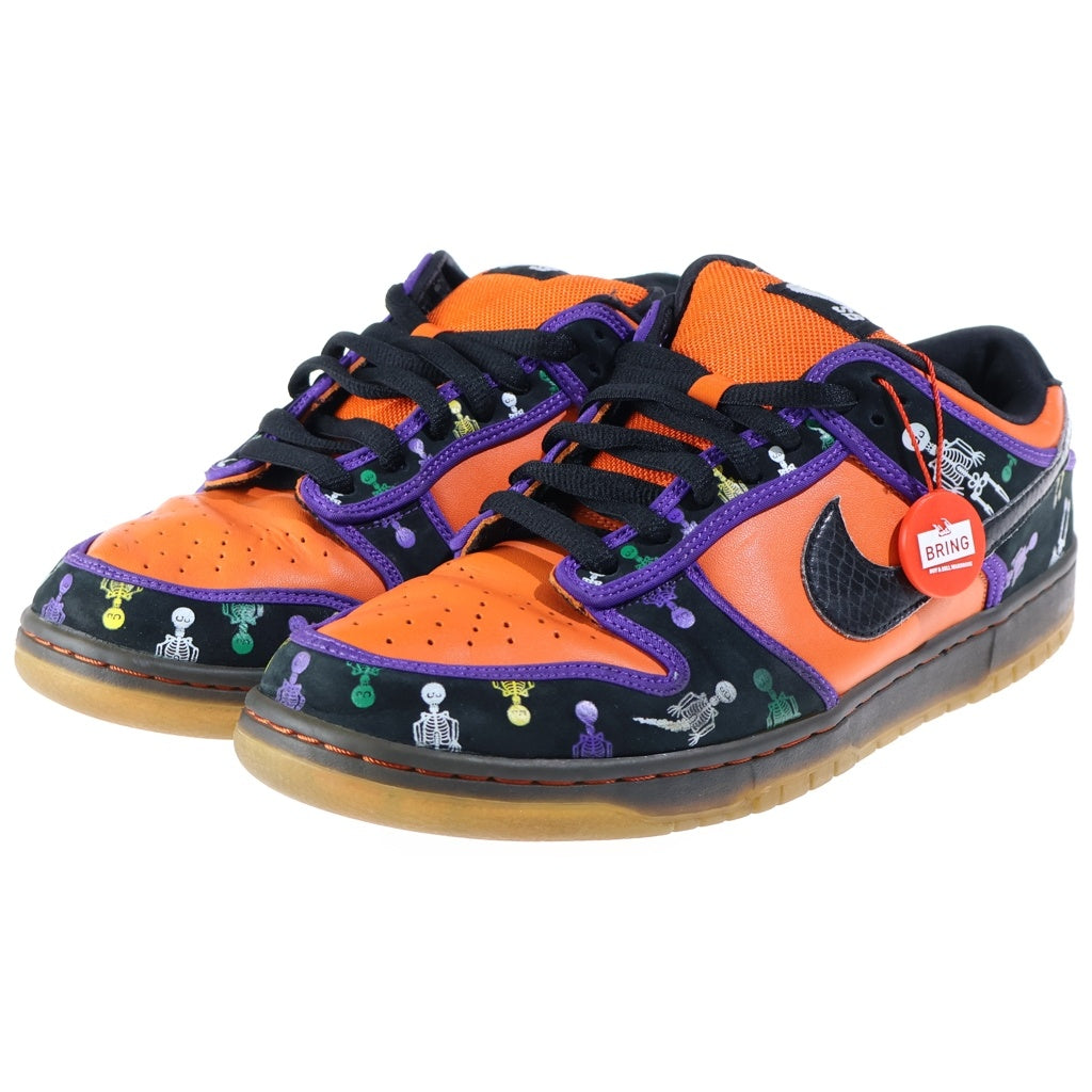 NIKE SB(ナイキエスビー) Dunk Low Day of the Dead ダンク デイ オブ ザ デッド ローカットスニーカー ブラック/オレンジ/パープル US10.5/28.5cm 313170-801