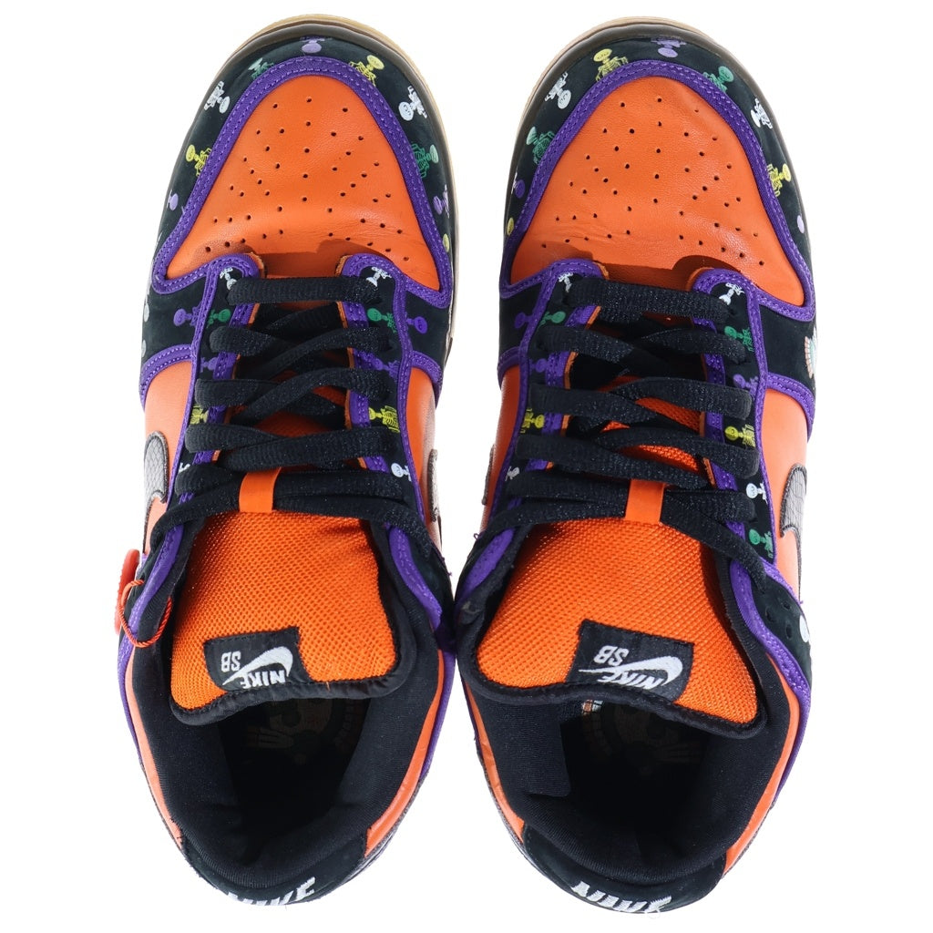 NIKE SB(ナイキエスビー) Dunk Low Day of the Dead ダンク デイ オブ ザ デッド ローカットスニーカー ブラック/オレンジ/パープル US10.5/28.5cm 313170-801