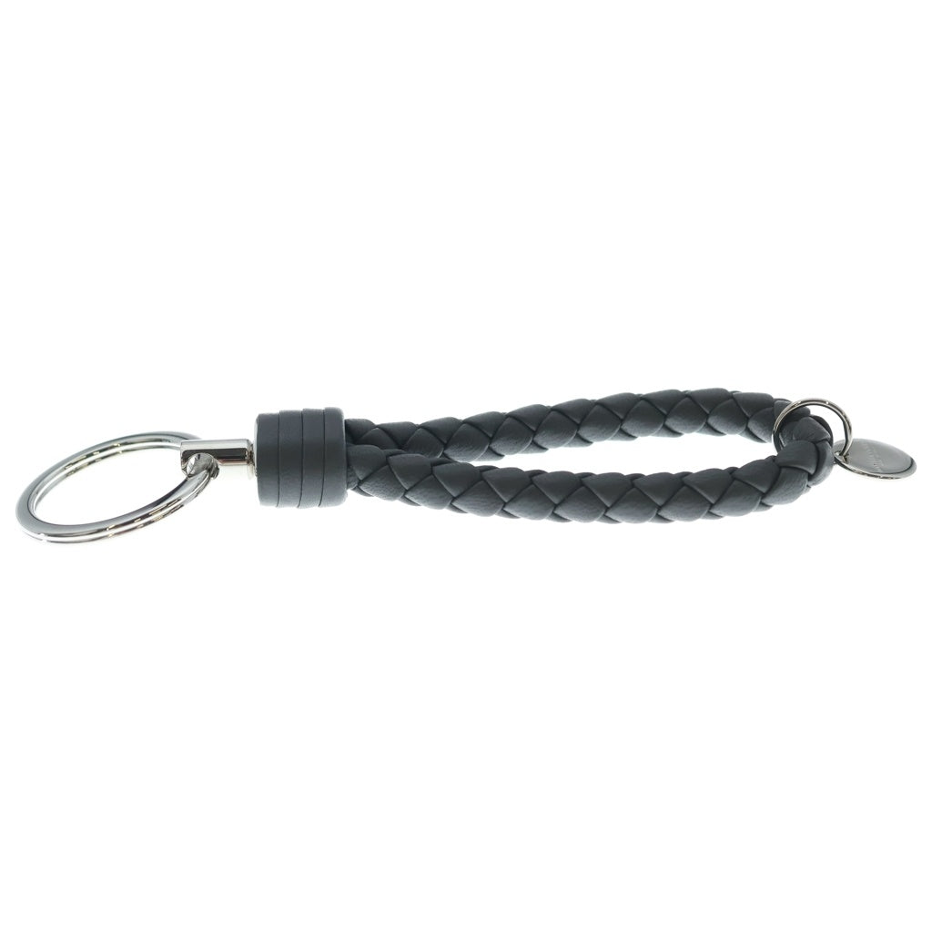 BOTTEGA VENETA(ボッテガヴェネタ) Intrecciato Key Ring イントレチャートキーリング レザーキーホルダー カーキ