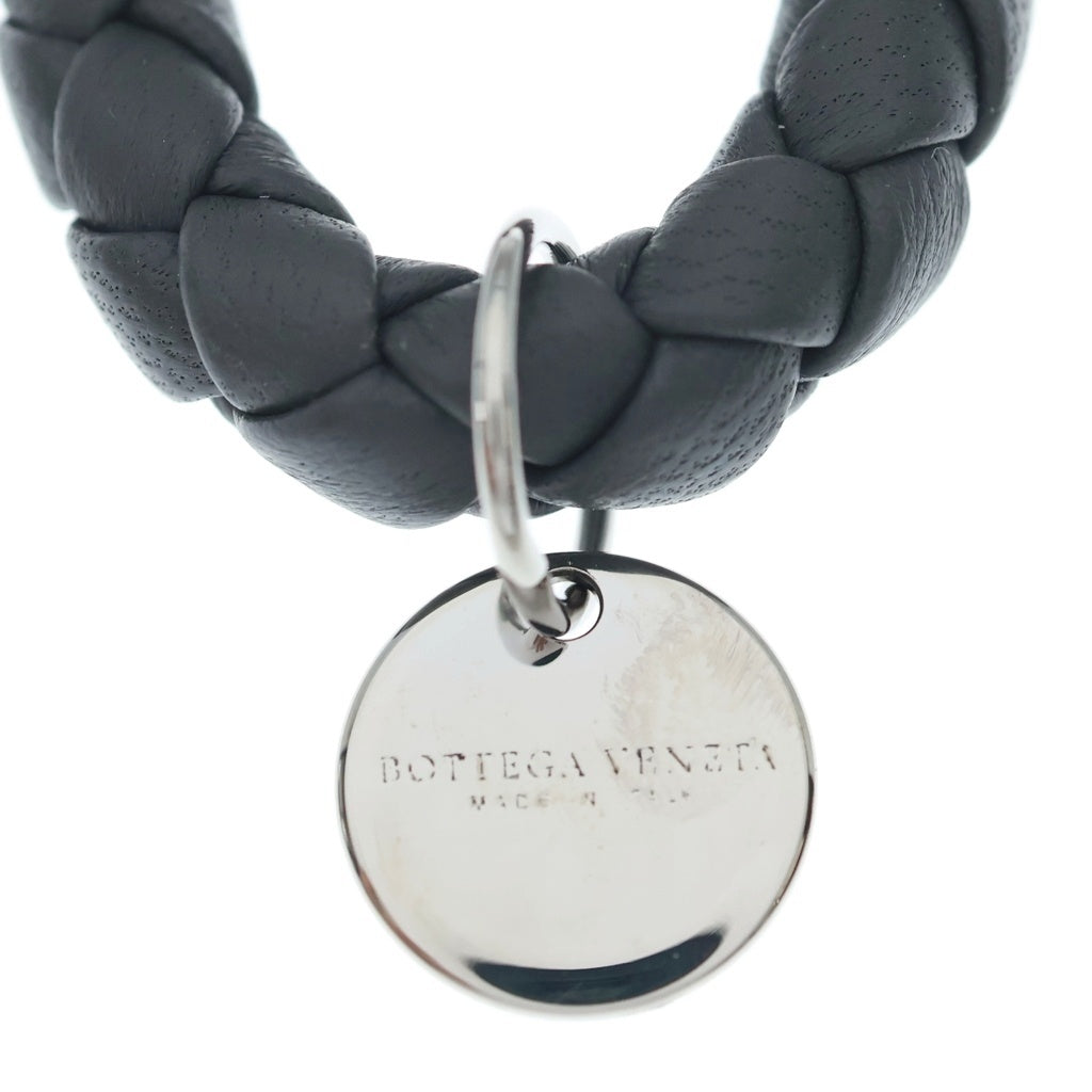 BOTTEGA VENETA(ボッテガヴェネタ) Intrecciato Key Ring イントレチャートキーリング レザーキーホルダー カーキ