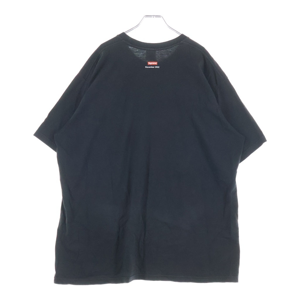 SUPREME(シュプリーム) 22AW Cigarette Tee シガレット フォトプリント クルーネックTシャツ カットソー ブラック