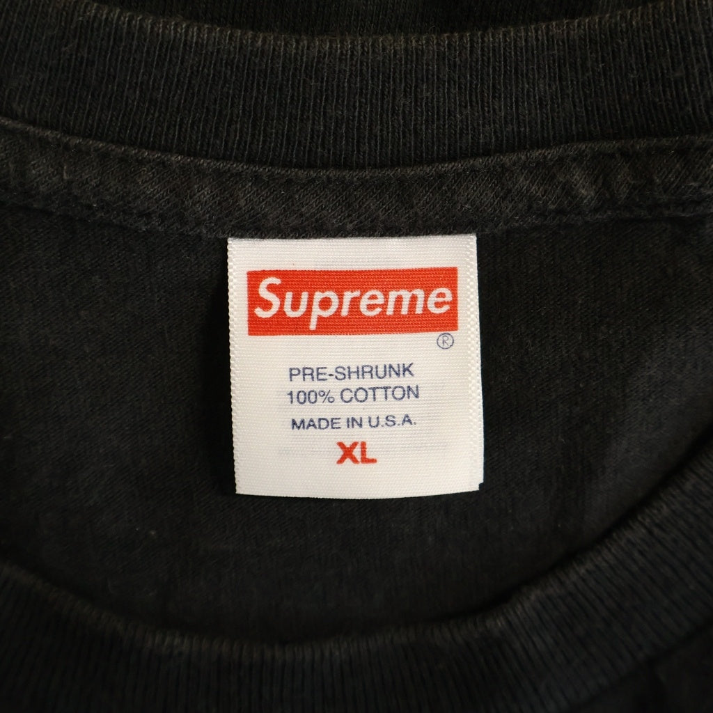 SUPREME(シュプリーム) 22AW Cigarette Tee シガレット フォトプリント クルーネックTシャツ カットソー ブラック