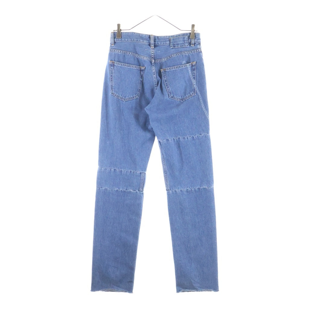 MM6 Maison Margiela(エムエムシックスメゾンマルジェラ) Chain Print Denim Pants チェーンプリントデニムパンツ レディース ジップフライデニムジーンズ インディゴ S52LA0132