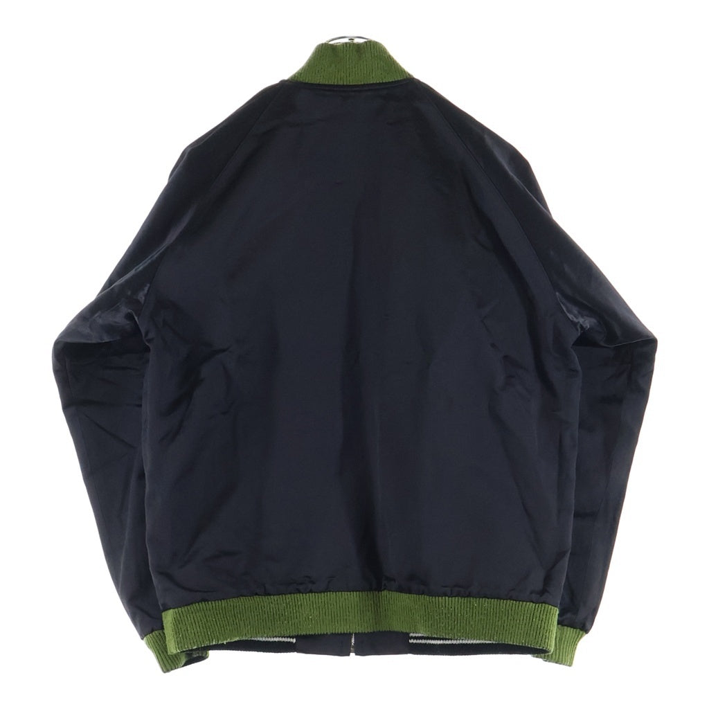 CALEE(キャリー) Phoenix Sukajan Blouson フェニックススカジャンブルゾン 鳳凰刺繍リバーシブルジャケット ブラック/カーキ