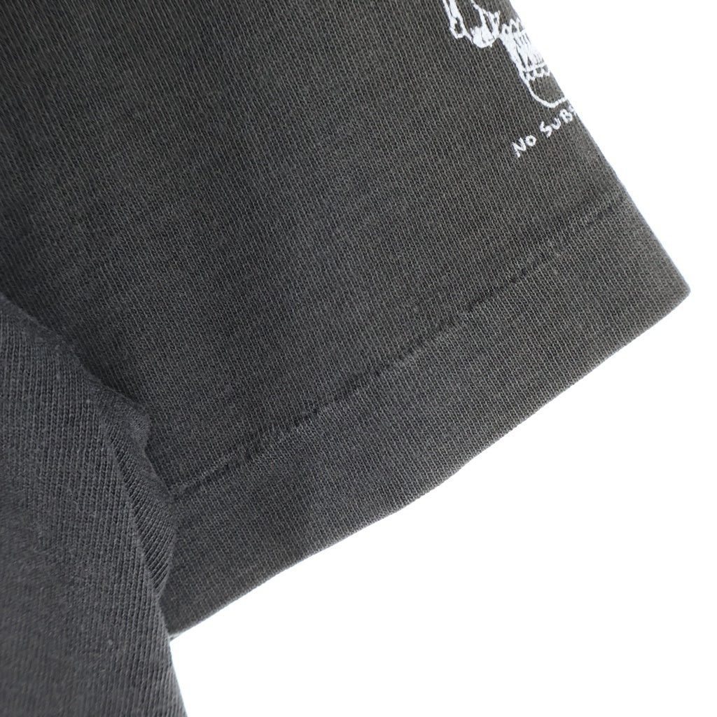 VINTAGE(ヴィンテージ) 90S VINTAGE KISS NO SUBSTITUTES TEE ヴィンテージ キス グラフィックプリント クルーネック半袖Tシャツ カットソー ブラック