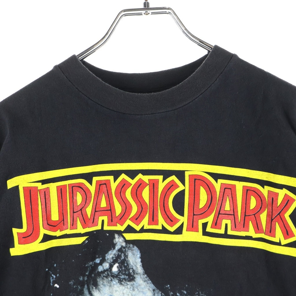 VINTAGE(ヴィンテージ) 90S VINTAGE JURASSIC PARK MOVIE TEE ヴィンテージ ジュラシックパーク グラフィックプリント クルーネック半袖Tシャツ カットソー ブラック
