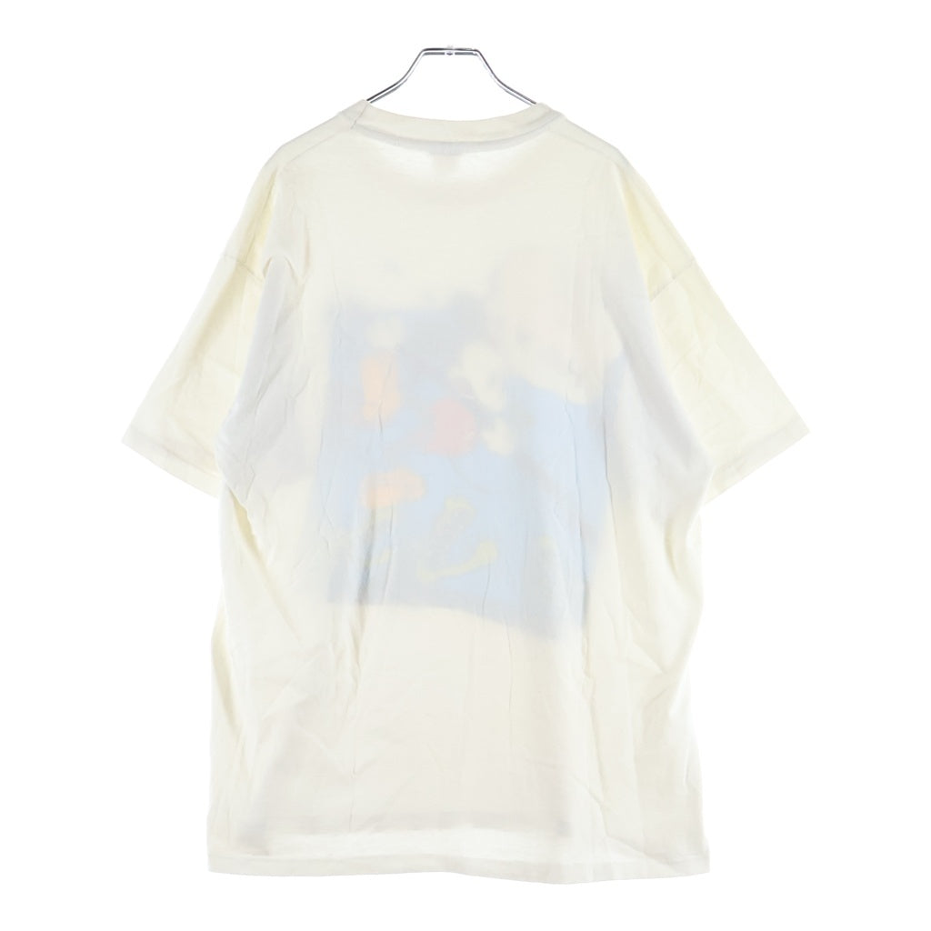VINTAGE(ヴィンテージ) 90S VINTAGE MICKEY TEE ヴィンテージ USA製 フロントミッキーロゴプリント クルーネック半袖Tシャツ カットソー ホワイト