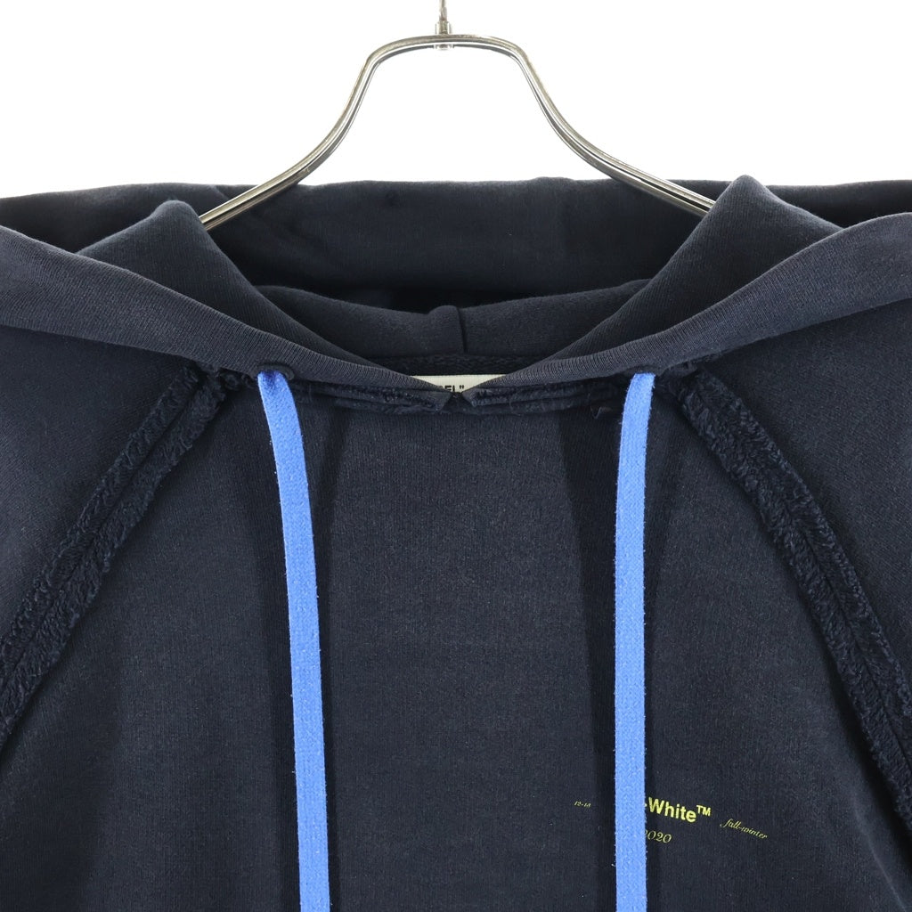 OFF-WHITE(オフホワイト) 19AW バックプリント プルオーバーパーカー ブラック OMBB057F19E30010
