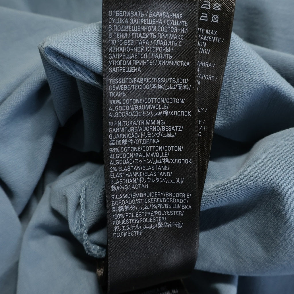 BALENCIAGA(バレンシアガ) 25SS Medium Fit Tee ミディアムフィットTシャツ テープロゴ クルーネック半袖Tシャツ 764235 TSVG2 ライトブルー