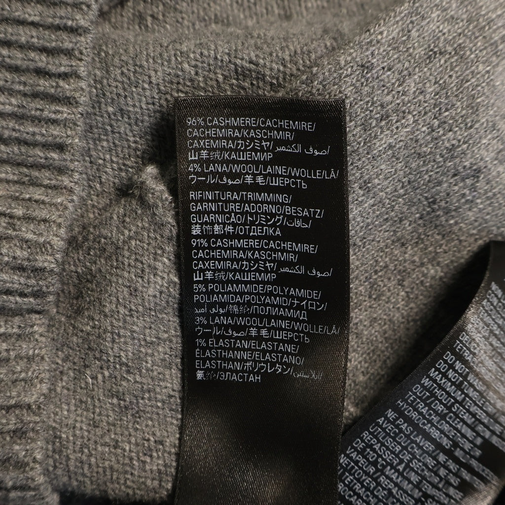 BALENCIAGA(バレンシアガ) All Over Logo Knit Cardigan オールオーバーロゴニットカーディガン 総柄ワッフルロゴニットカーディガン 733855 T4127 グレー