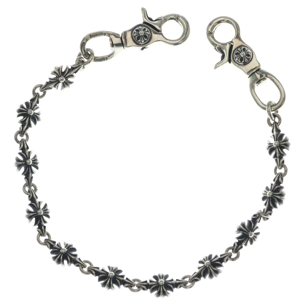 CHROME HEARTS(クロムハーツ) 4C CRS SHORT-T/2 CLIP カットアウトCHプラス 2クリップウォレットチェーン シルバー