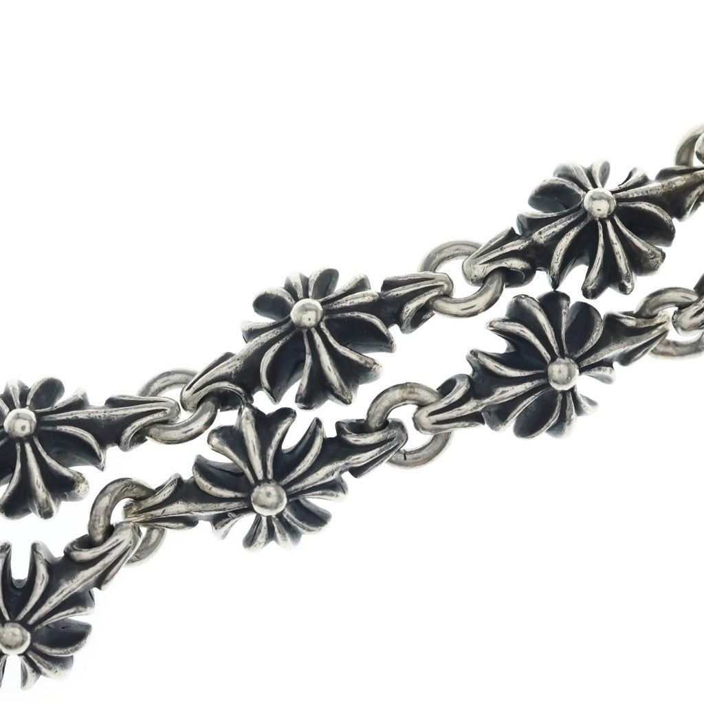 CHROME HEARTS(クロムハーツ) 4C CRS SHORT-T/2 CLIP カットアウトCHプラス 2クリップウォレットチェーン シルバー