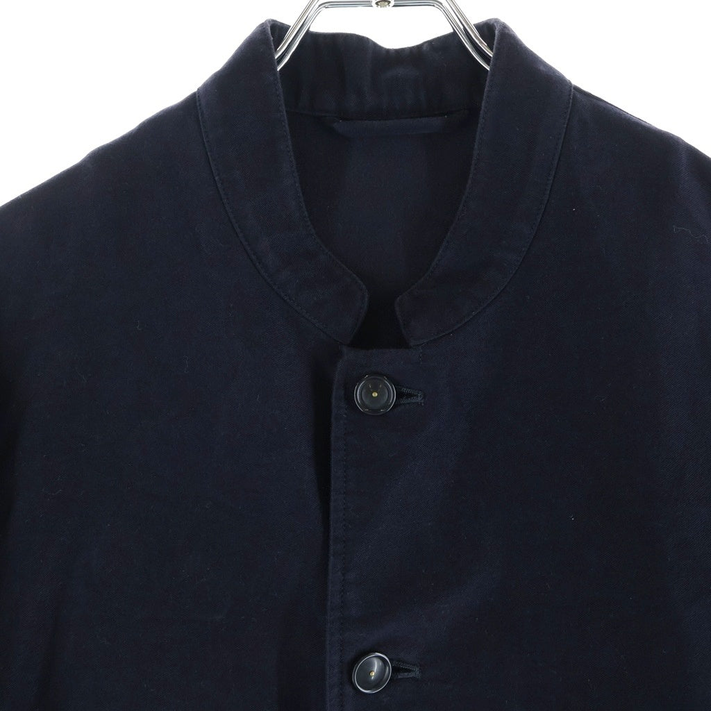 MAATEE&SONS(マーティーアンドサンズ) 23SS HOSPITAL JK シルク混コットン ホスピタルジャケット ネイビー MT2303-0904A