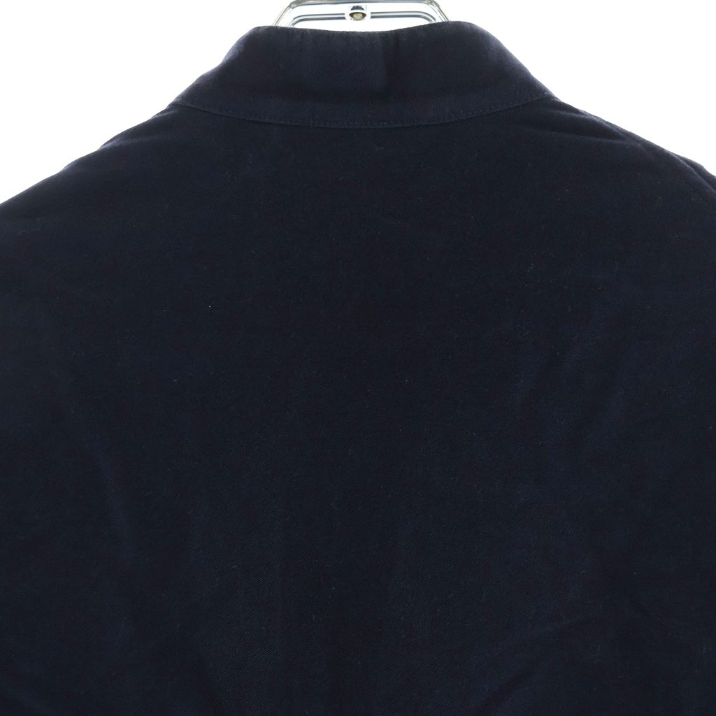 MAATEE&SONS(マーティーアンドサンズ) 23SS HOSPITAL JK シルク混コットン ホスピタルジャケット ネイビー MT2303-0904A