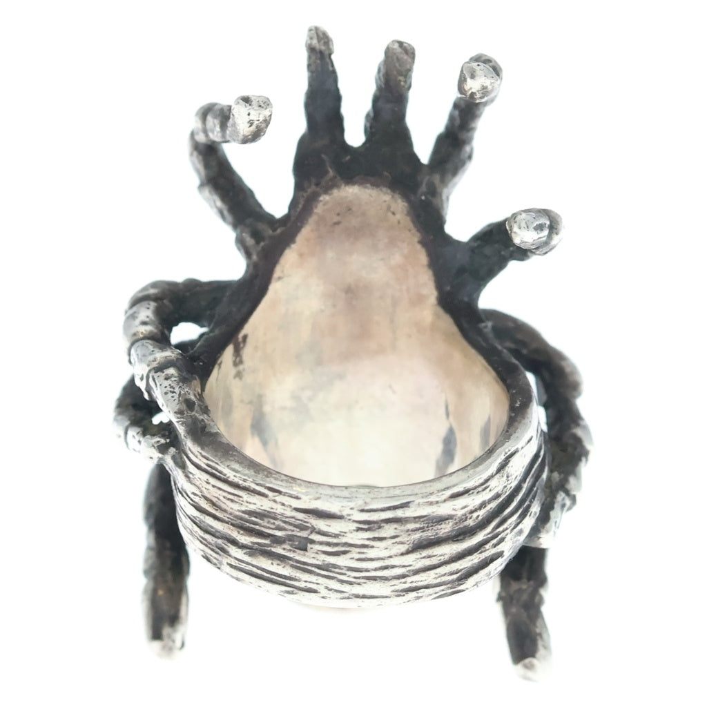 CRAZY PIG(クレイジーピッグ) CRYSTAL TARANTULA RING クリスタル スパイダー モチーフ リング シルバー