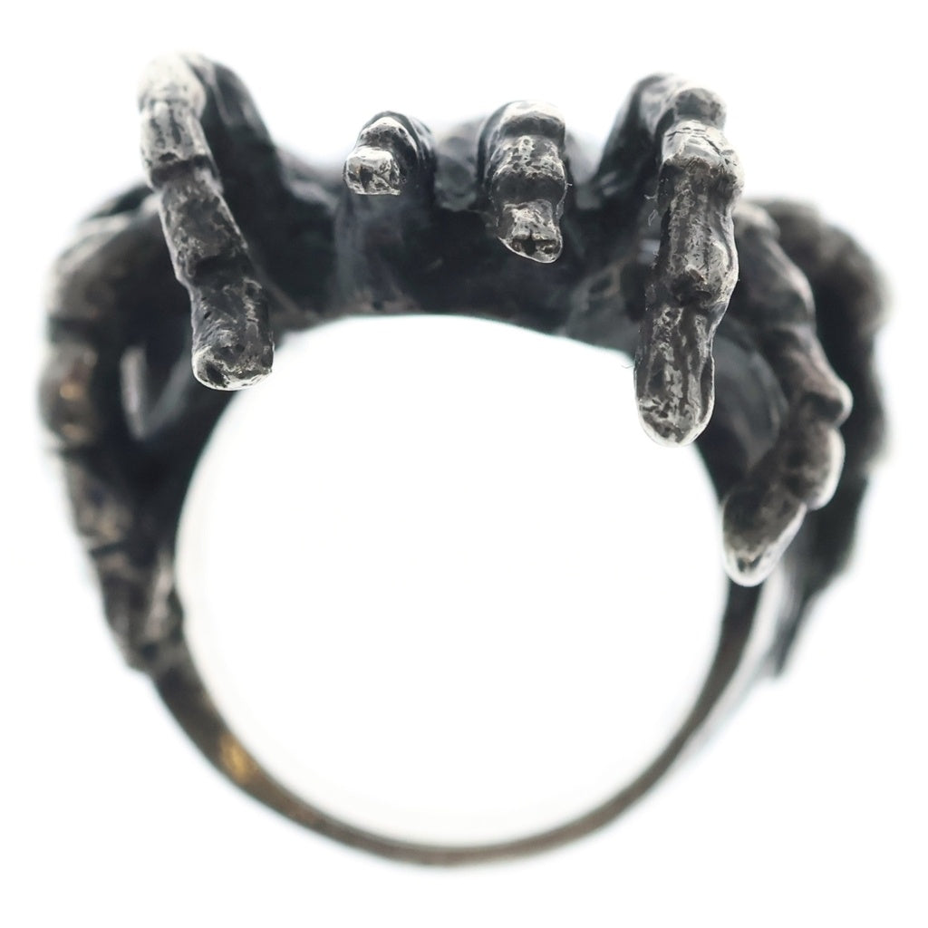 CRAZY PIG(クレイジーピッグ) CRYSTAL TARANTULA RING クリスタル スパイダー モチーフ リング シルバー