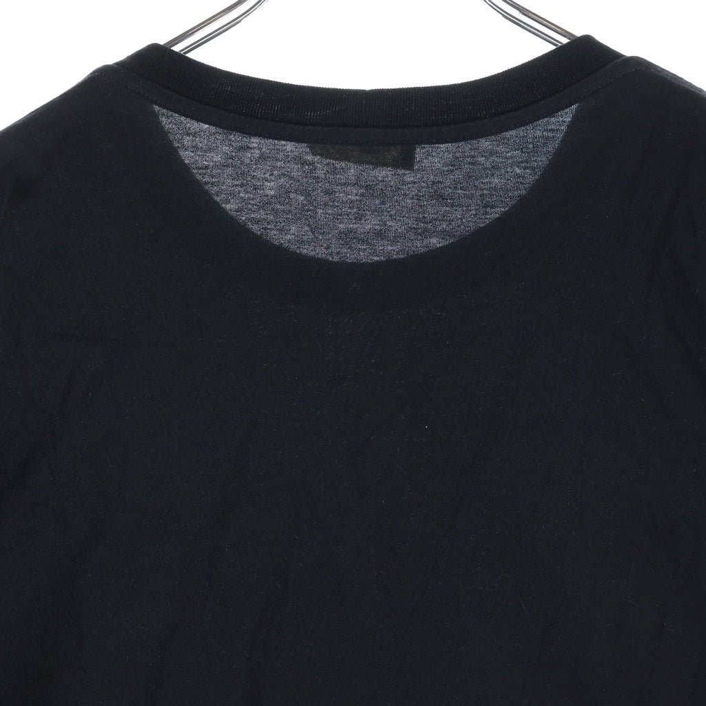 CELINE(セリーヌ) ロゴプリント クルーネック 半袖Tシャツ カットソー ブラック 2X764671Q