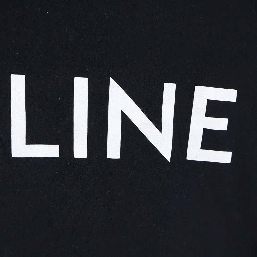 CELINE(セリーヌ) ロゴプリント クルーネック 半袖Tシャツ カットソー ブラック 2X764671Q