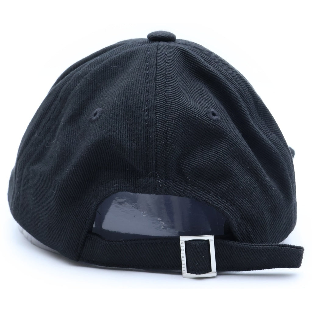JACQUEMUS(ジャックムス) La Casquette Artichaut ラキャスケットアルティショー プレートロゴドローコード付き6パネルキャップ 帽子 ブラック 235AC452-5012-990 レディース