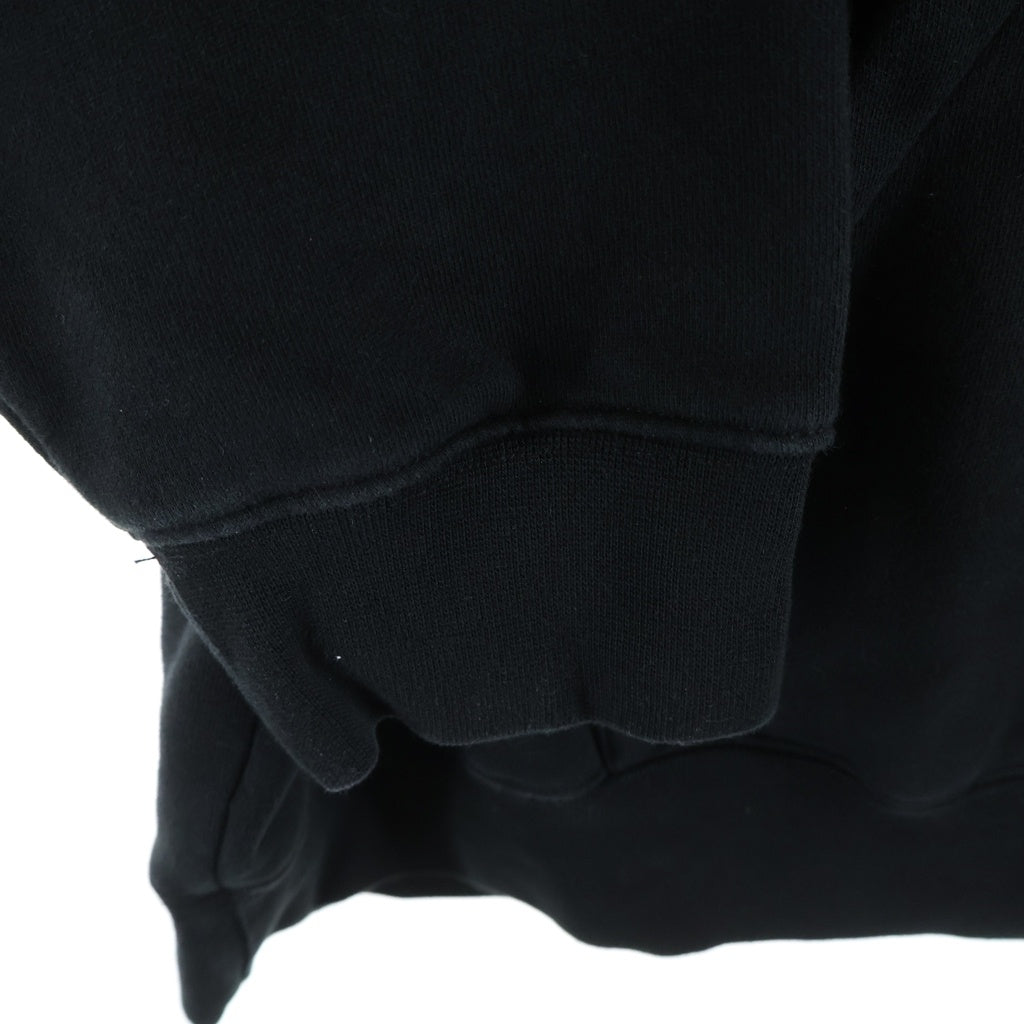 FEAR OF GOD ESSENTIALS(フィアオブゴッド エッセンシャルズ) BACK PRINT PULL OVER HOODIE バックプリントプルオーバーフーディー スウェットパーカー ブラック