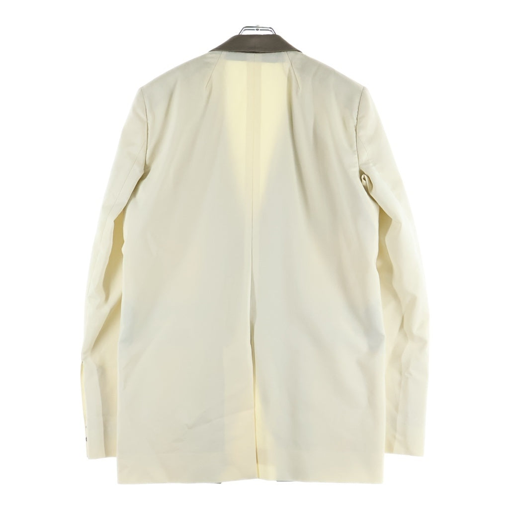 Rick Owens(リックオウエンス) 22SS FOGACHINE Walrus Tux フォガシーン期 ウォーラスタキシード 1Bテーラードジャケット アイボリー RU01B1732-ZLSC