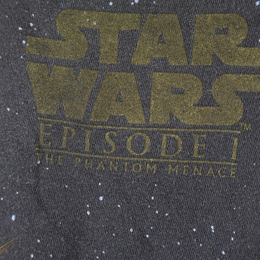 SAINT MICHAEL(セントマイケル) 25SS ×STAR WARS スターウォーズ ヴィンテージ加工 半袖Tシャツ カットソー ブラック SM-HR8-0000-C62