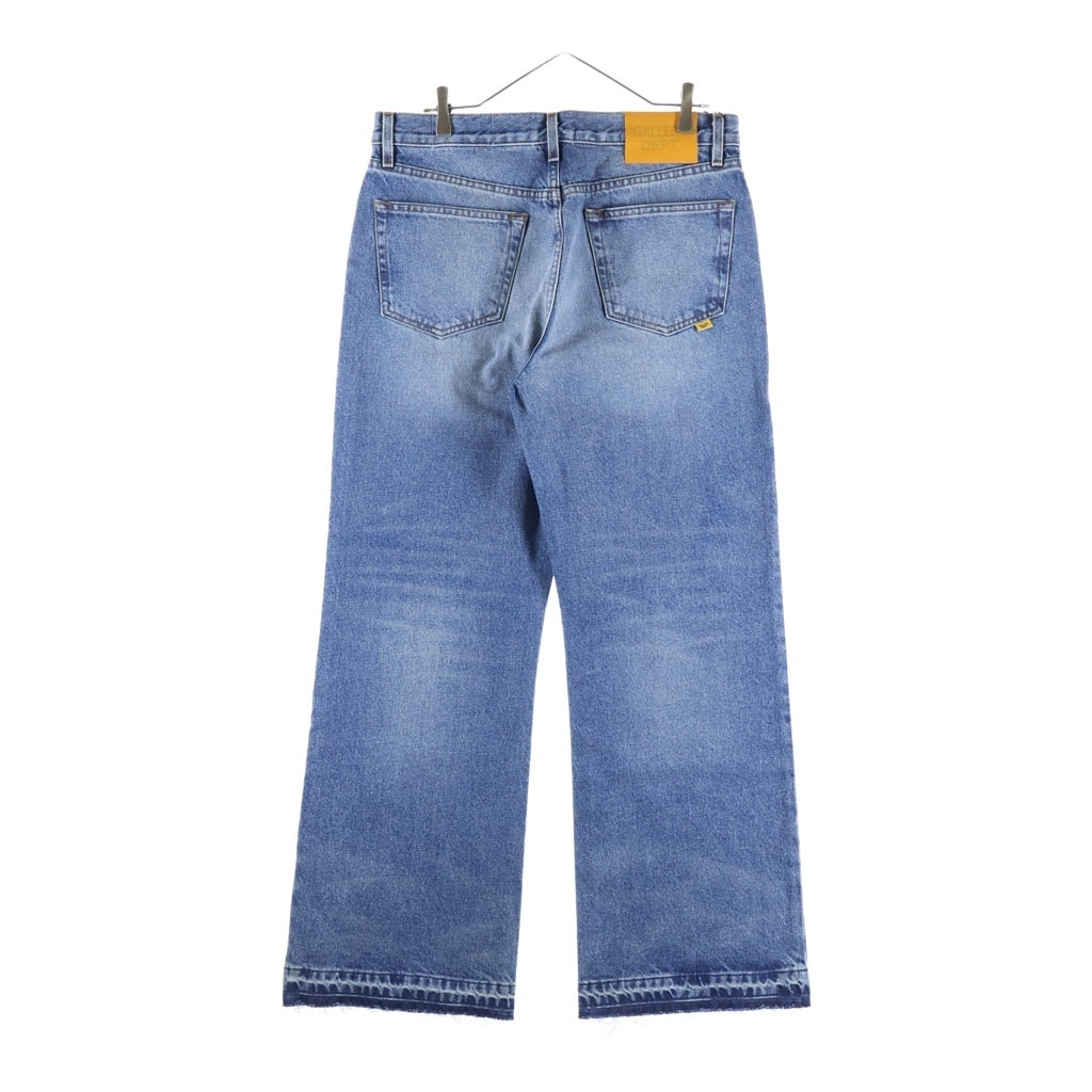 GALLERY DEPT.(ギャラリーデプト) 26SS MELROSE DENIM PANT メルローズデニムパンツ カットオフヘムボタンフライワイドデニムパンツ インディゴ