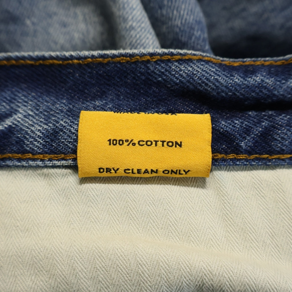 GALLERY DEPT.(ギャラリーデプト) 26SS MELROSE DENIM PANT メルローズデニムパンツ カットオフヘムボタンフライワイドデニムパンツ インディゴ