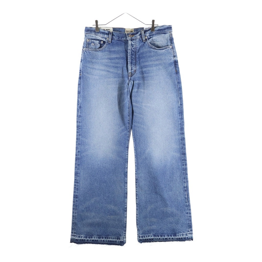 GALLERY DEPT.(ギャラリーデプト) 26SS MELROSE DENIM PANT メルローズデニムパンツ カットオフヘムボタンフライワイドデニムパンツ インディゴ
