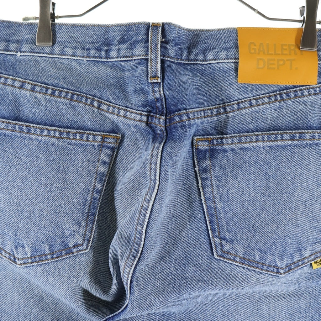 GALLERY DEPT.(ギャラリーデプト) 26SS MELROSE DENIM PANT メルローズデニムパンツ カットオフヘムボタンフライワイドデニムパンツ インディゴ