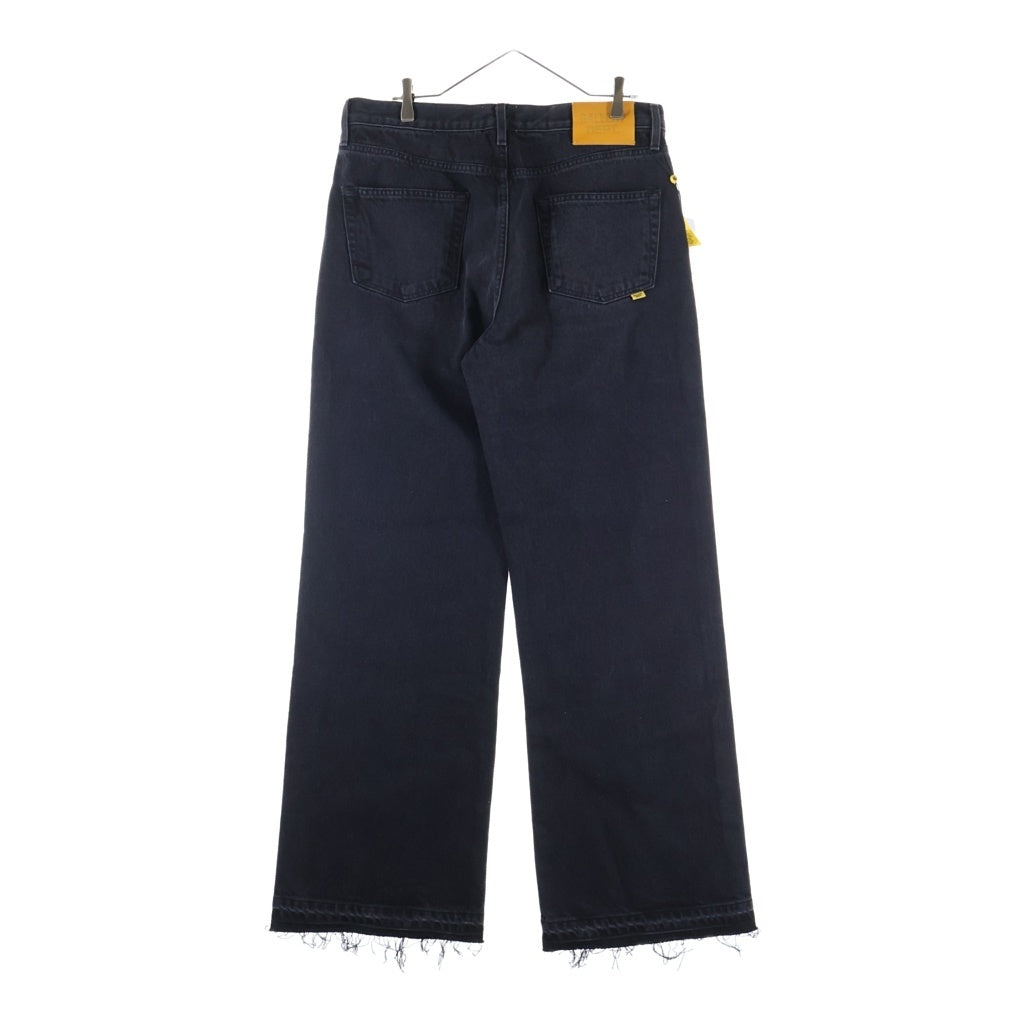 GALLERY DEPT.(ギャラリーデプト) 26SS MELROSE DENIM PANT メルローズデニムパンツ カットオフヘムボタンフライワイドデニムパンツ ブラック