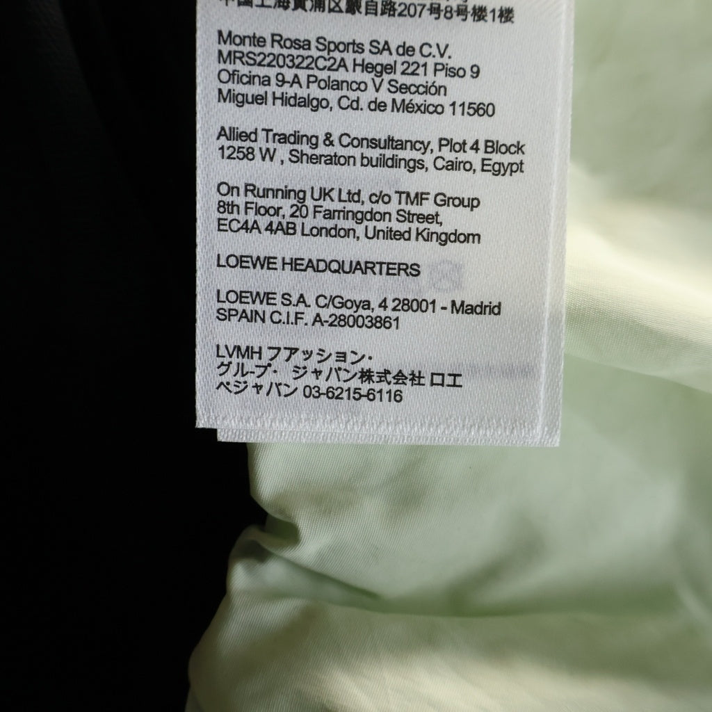 LOEWE(ロエベ) ×ON Puffer Vest ×オン パファーベスト ジップアップナイロンフーデットダウンベスト レディース ライトグリーン 1WE12822919