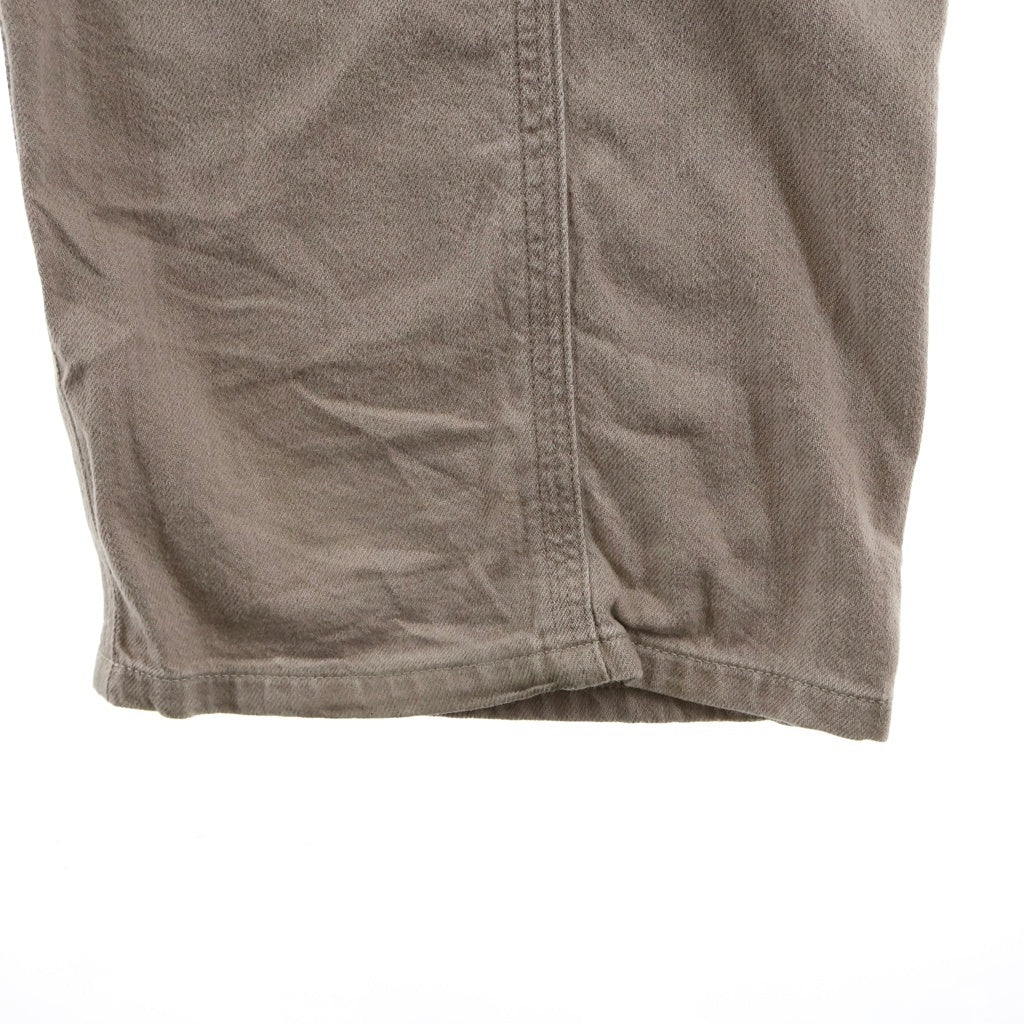 KIKO KOSTADINOV(キココスタディノフ) 26SS Remora Panelled Trouser フロント ダメージ加工 パンツ ブラウン