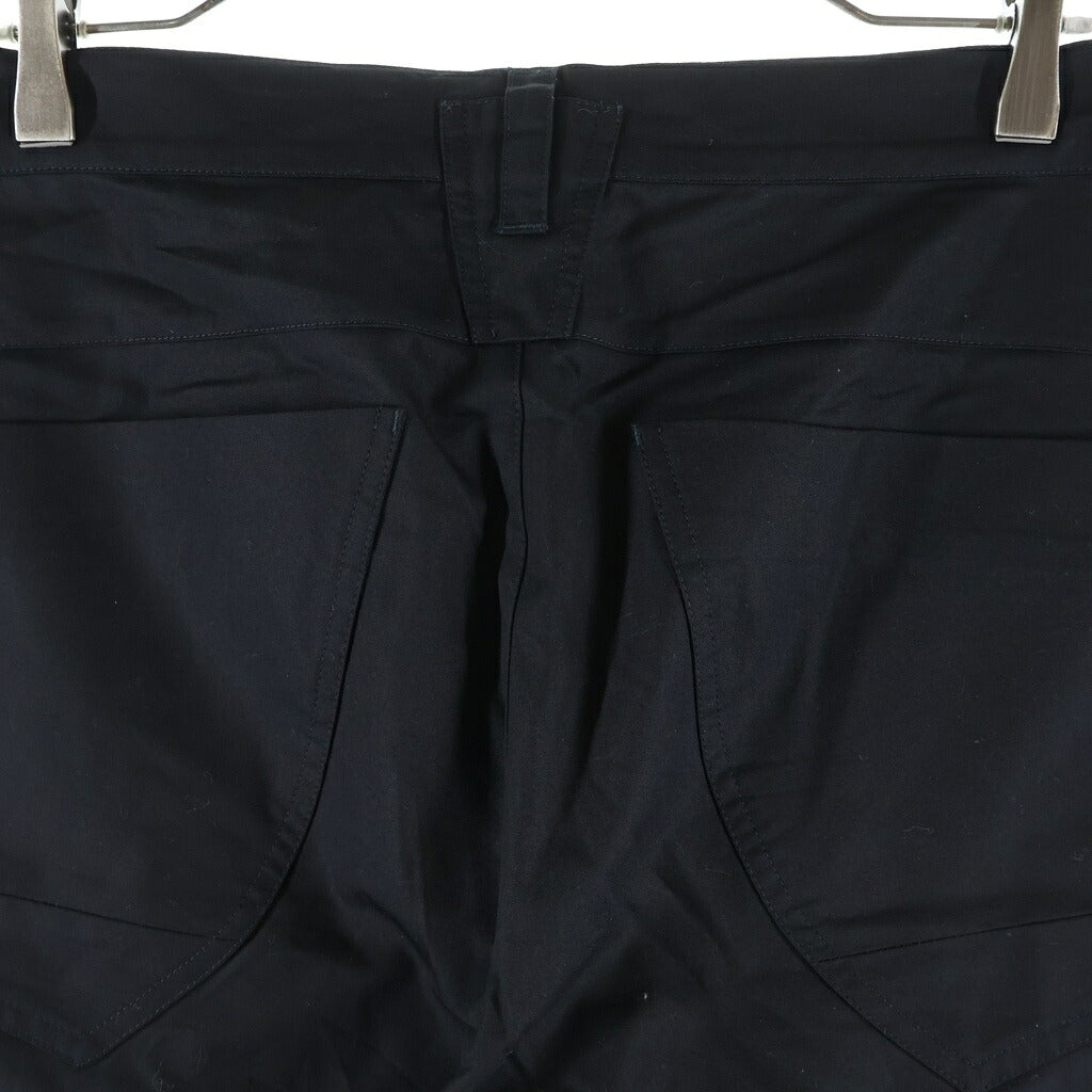 KIKO KOSTADINOV(キココスタディノフ) 25SS INEX SNAP TROUSER ボタンフライ サイドポケット パンツ ブラック 00182025