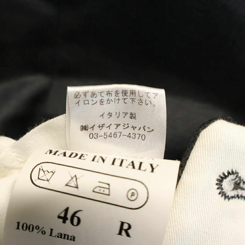 ISAIA(イザイア) Aqua Spider Wool Slacks アクアスパイダー ウールスラックス グレー