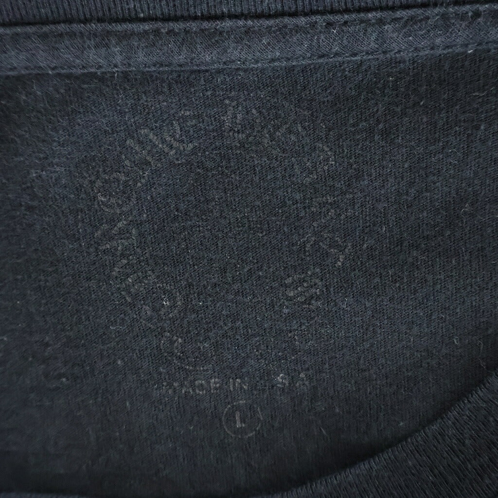 CHROME HEARTS(クロムハーツ) CH T BAR SCROLL LOGO L/S TEE Tバー スクロールロゴ クルーネック長袖Tシャツ ロングスリーブカットソー ブラック/ホワイト