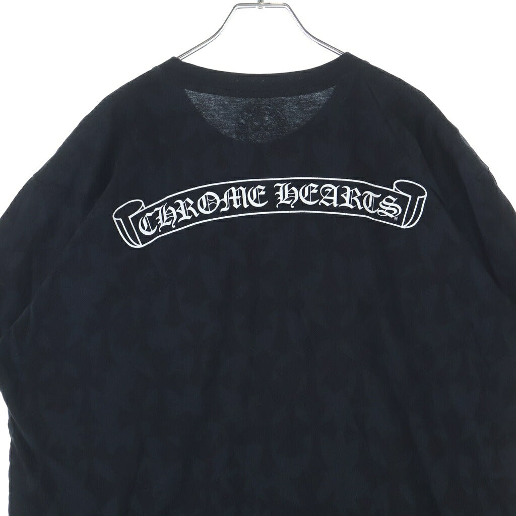 CHROME HEARTS(クロムハーツ) 24SS Graveyard Cemetery Cross Tee グレイブヤード セメタリー クロス 半袖Tシャツ カットソー ブラック