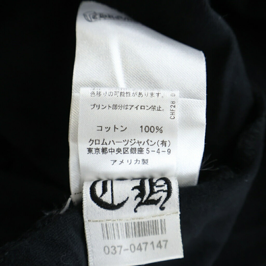 CHROME HEARTS(クロムハーツ) 24SS Graveyard Cemetery Cross Tee グレイブヤード セメタリー クロス 半袖Tシャツ カットソー ブラック