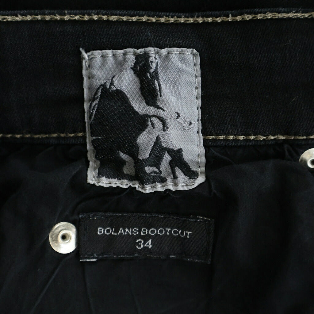 DRKSHDW(ダークシャドウ) BOLAN BOOTCUT DENIM PANTS ボラン ブーツカット デニム パンツ ブラック DU02C5365-SBB