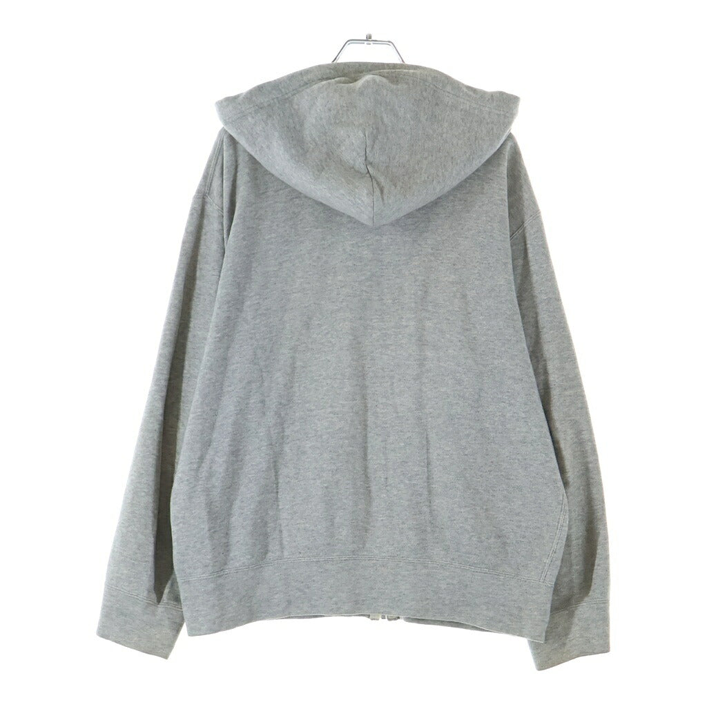 PLAY COMME des GARCONS(プレイコムデギャルソン) フロントロゴ ジップアップ パーカー スウェット グレー AZ-T168