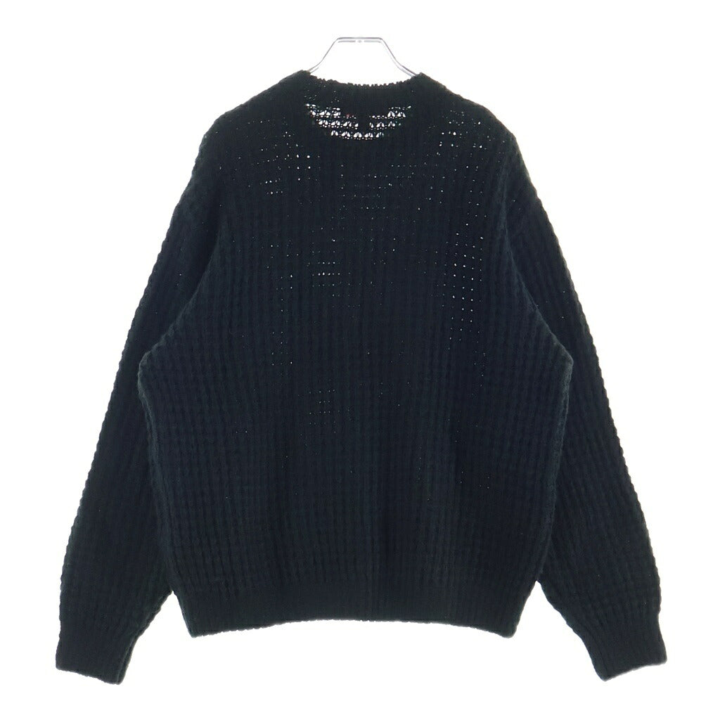 SUPREME(シュプリーム) 25AW Waffle Small Box Sweater ワッフル スモールボックスセーター ブラック