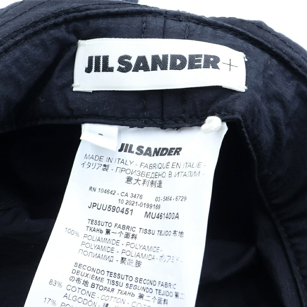 JIL SANDER +(ジルサンダープラス) バケットハット 帽子 ブラック JPUU590451