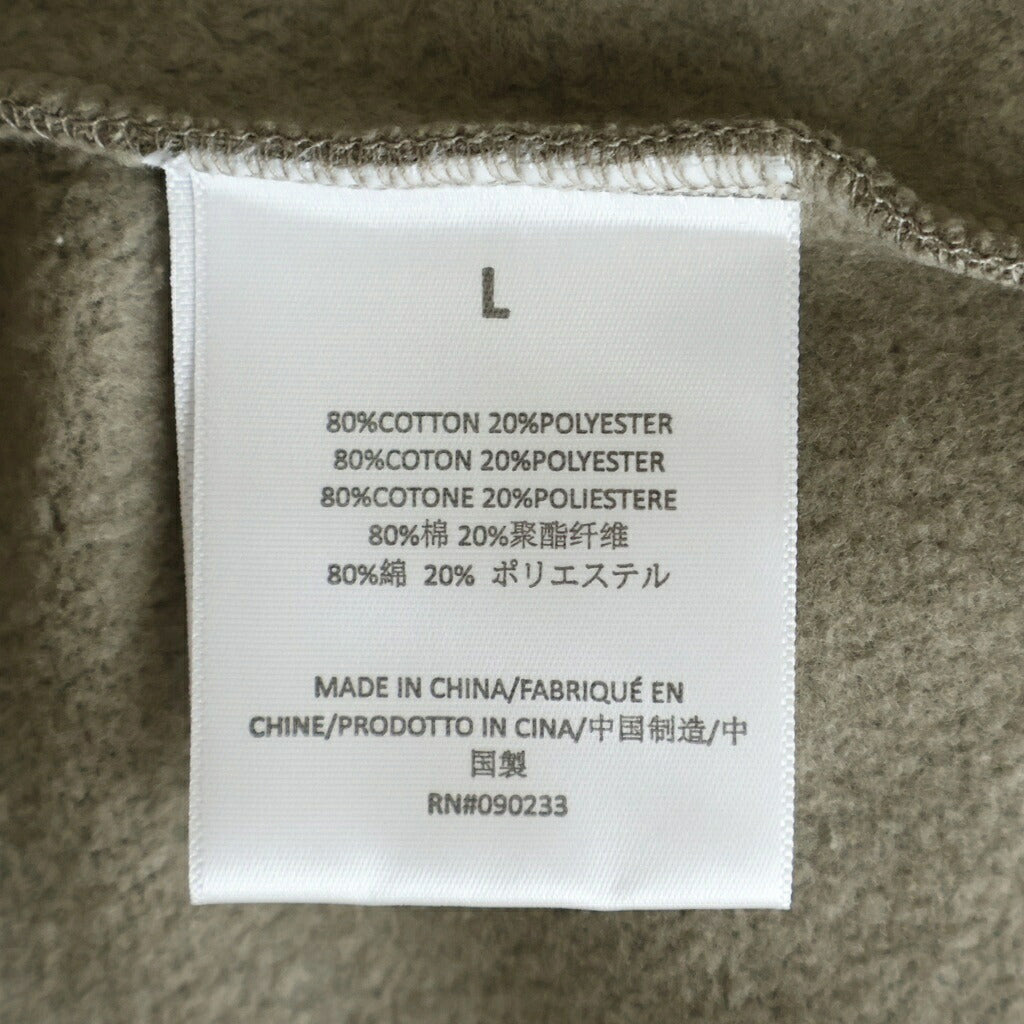 FEAR OF GOD ESSENTIALS(フィアオブゴッド エッセンシャルズ) Felt Logo Mockneck Sweatshirts フェルトロゴモックネックスウェットシャツ コットンフリーススウェットトレーナー ブラウン
