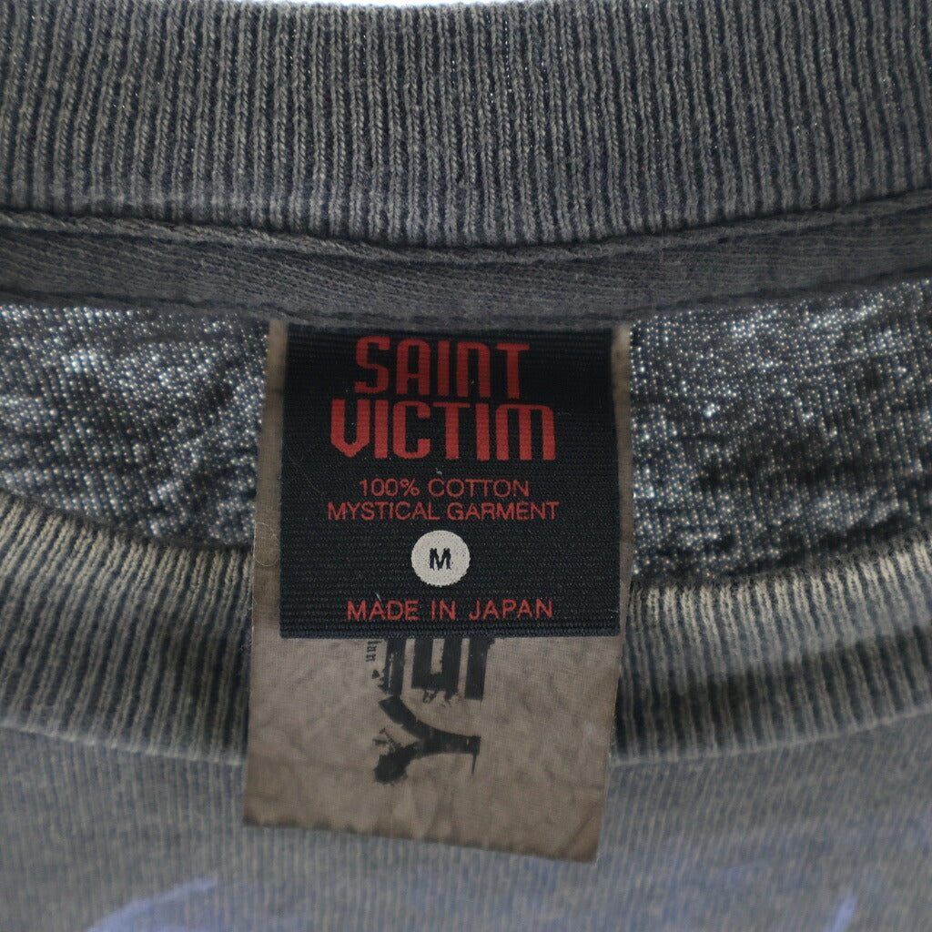 SAINT MICHAEL(セントマイケル) 26SS ×ATTACK ON TITAN AOT_SS TEE 進撃の巨人 クルーネック半袖Tシャツ カットソー ブラック SM-MK8-0000-C77